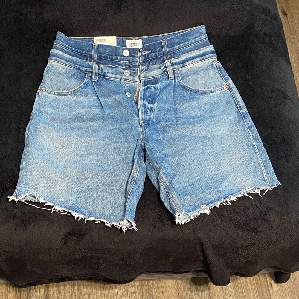 Citizens Of Humanity Light Blue Jean Shorts